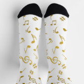 Musikmuster Socken (Oben)
