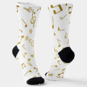 Musikmuster Socken (Gewinkelt)
