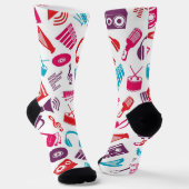 Musikmuster Socken (Gewinkelt)