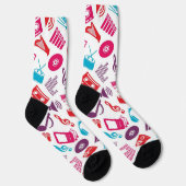 Musikmuster Socken (Rechts)