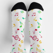 Musikmuster Socken (Oben)