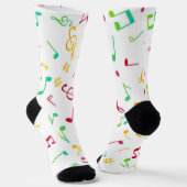 Musikmuster Socken (Gewinkelt)