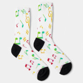 Musikmuster Socken (Rechts)