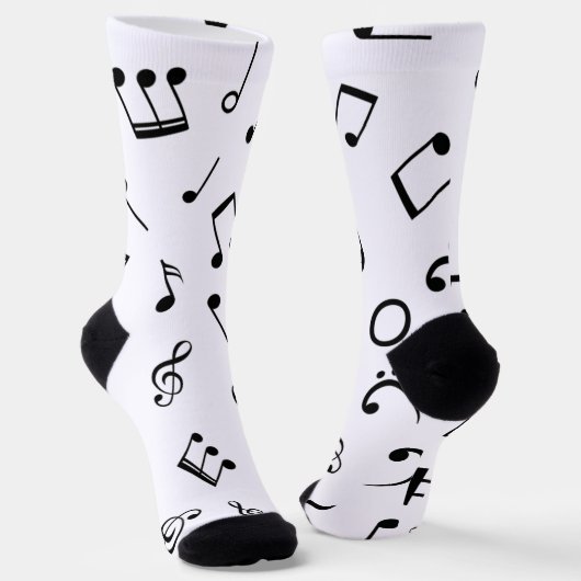 Musikmuster Socken (Gewinkelt)