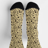Musikmuster Socken (Oben)