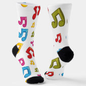 Musikmuster Socken (Gewinkelt)