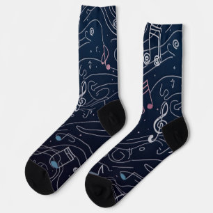 Musikmuster Socken