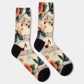 Musikmuster Socken (Rechts)
