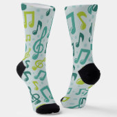 Musikmuster Socken (Gewinkelt)