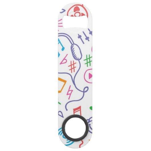 Musikmuster Speed Flaschenöffner (Vorderseite)