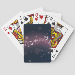 Musikmuster Spielkarten