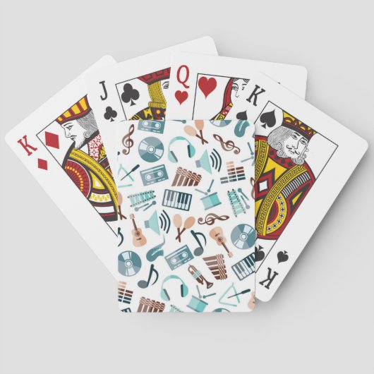 Musikmuster Spielkarten (Rückseite)