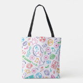 Musikmuster Tasche (Rückseite)