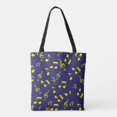 Musikmuster Tasche (Rückseite)