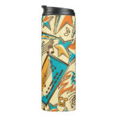 Musikmuster Thermosbecher (Nach rechts gedreht)