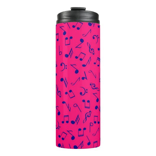 Musikmuster Thermosbecher (Vorderseite)