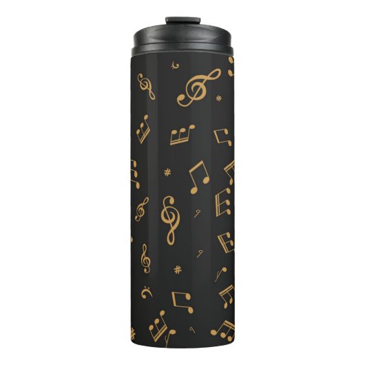 Musikmuster Thermosbecher (Vorderseite)