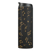 Musikmuster Thermosbecher (Nach rechts gedreht)