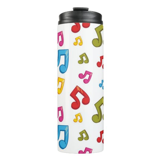 Musikmuster Thermosbecher (Vorderseite)