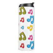Musikmuster Thermosbecher (Nach links gedreht)