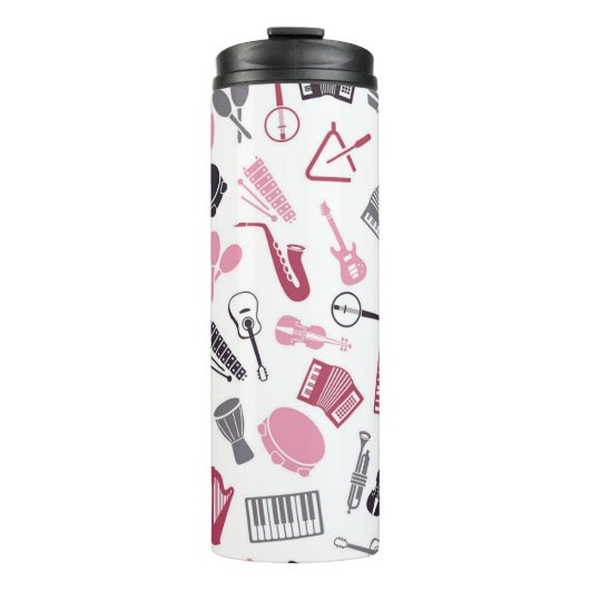 Musikmuster Thermosbecher (Vorderseite)