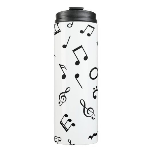 Musikmuster Thermosbecher (Vorderseite)