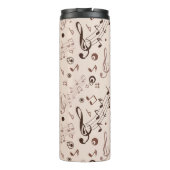 Musikmuster Thermosbecher (Rückseite)