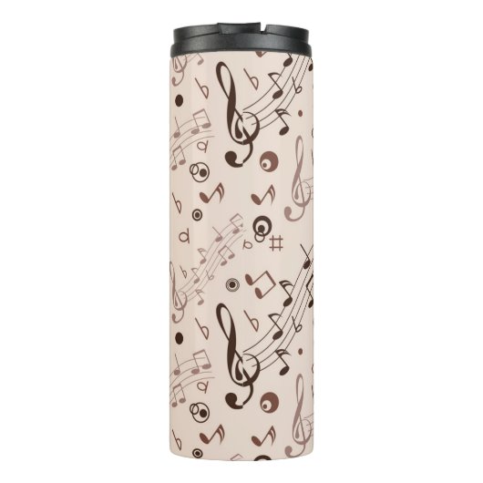 Musikmuster Thermosbecher (Rückseite)