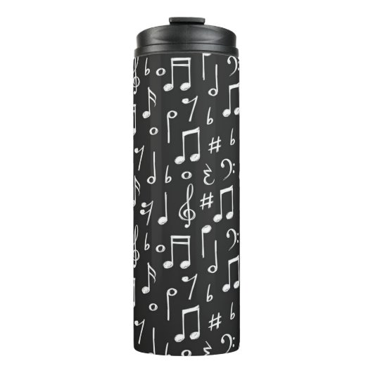 Musikmuster Thermosbecher (Vorderseite)