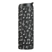 Musikmuster Thermosbecher (Nach links gedreht)
