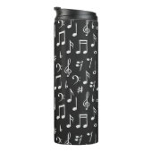 Musikmuster Thermosbecher (Nach rechts gedreht)