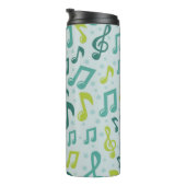 Musikmuster Thermosbecher (Nach rechts gedreht)