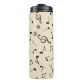 Musikmuster Thermosbecher (Vorderseite)