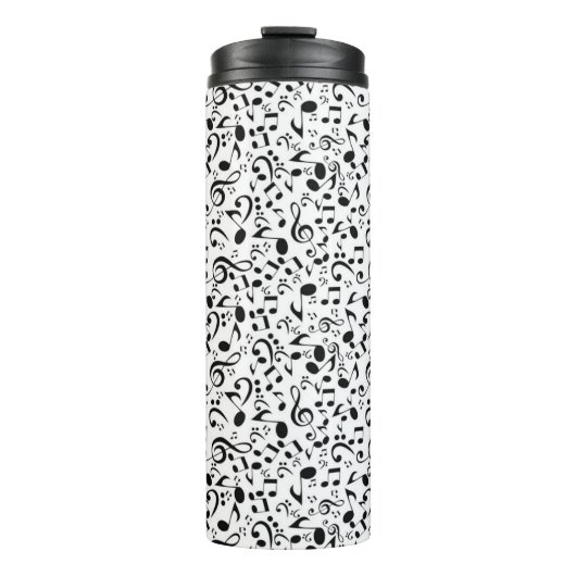 Musikmuster Thermosbecher (Vorderseite)