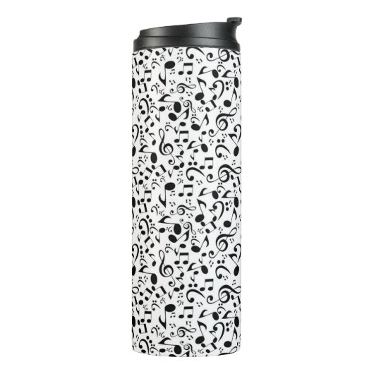 Musikmuster Thermosbecher (Nach links gedreht)