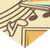 Musikmuster Tischdecke (Schrägansicht)