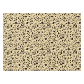 Musikmuster Tischdecke (Vorderseite (Horizontal))