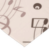 Musikmuster Tischdecke (Schrägansicht)