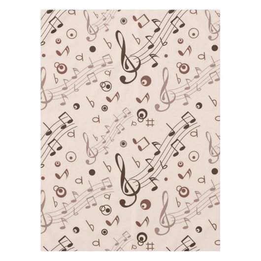 Musikmuster Tischdecke (Vorderseite)