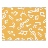 Musikmuster Tischdecke (Vorderseite (Horizontal))