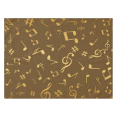 Musikmuster Tischdecke (Vorderseite (Horizontal))