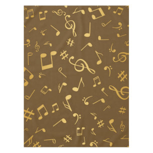 Musikmuster Tischdecke