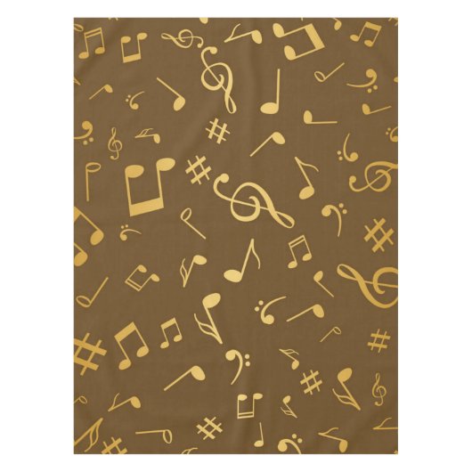 Musikmuster Tischdecke (Vorderseite)