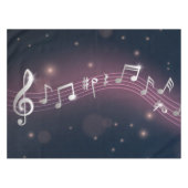 Musikmuster Tischdecke (Vorderseite (Horizontal))