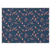 Musikmuster Tischdecke (Vorderseite (Horizontal))