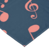 Musikmuster Tischdecke (Schrägansicht)