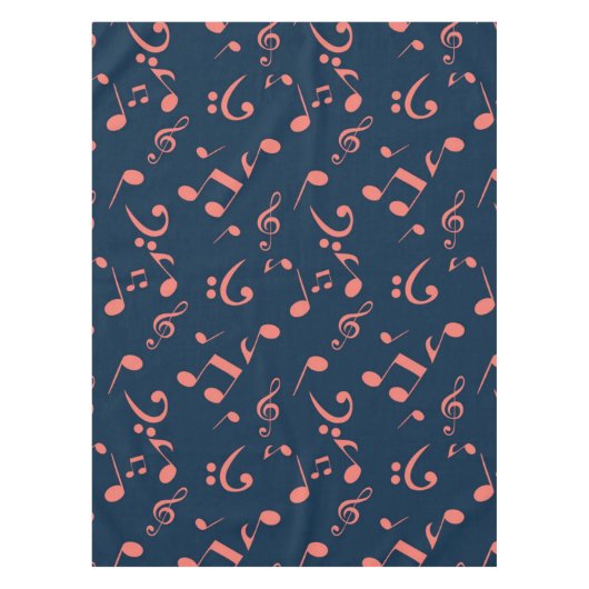Musikmuster Tischdecke (Vorderseite)