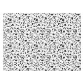 Musikmuster Tischdecke (Vorderseite (Horizontal))