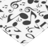 Musikmuster Tischdecke (Schrägansicht)
