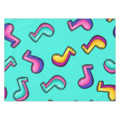 Musikmuster Tischdecke (Vorderseite (Horizontal))